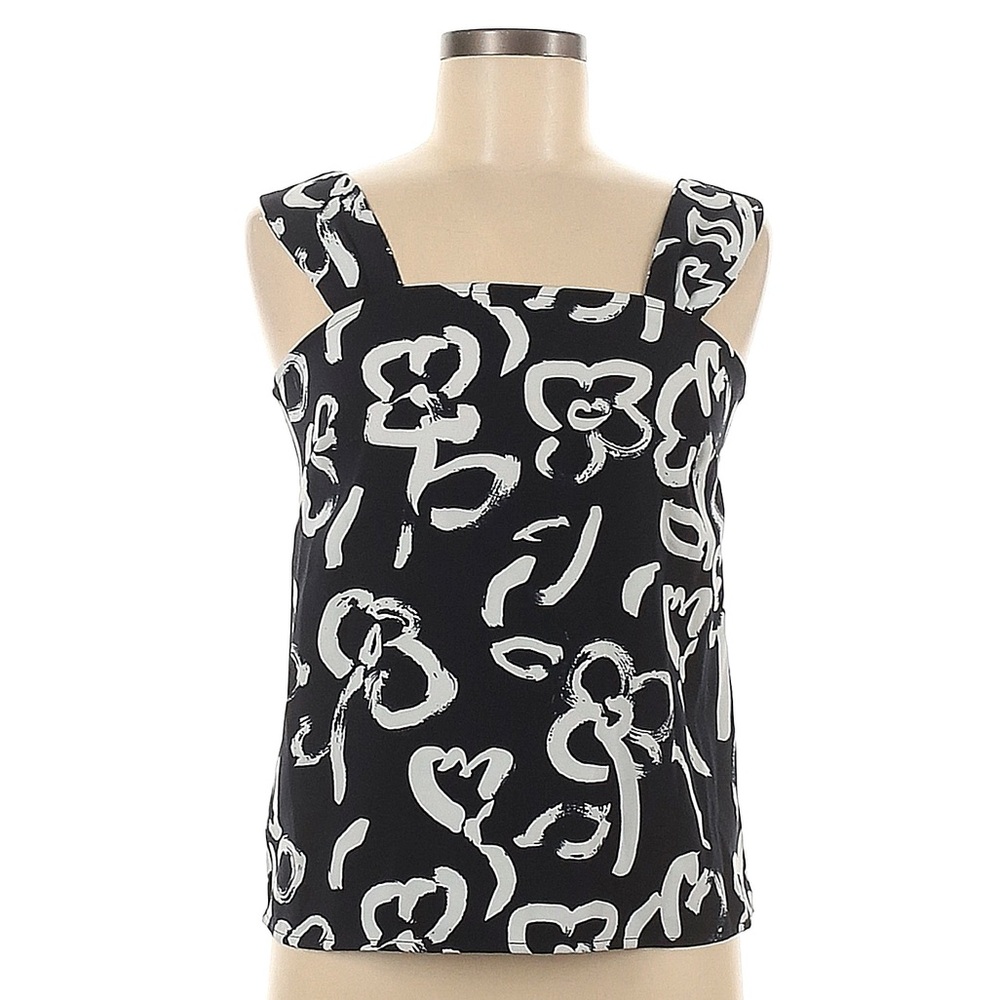 J Crew 00 brushstroke floral top